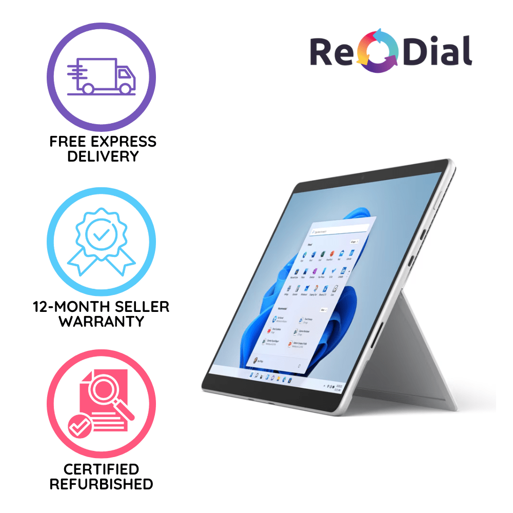 Good Refurbished Microsoft Surface Pro 8 Intel Core i5 - 1145G7 - Silver - ReDial Good Refurbished Microsoft Surface Pro 8 Intel Core i5 - 1145G7 - Silver - ReDial
